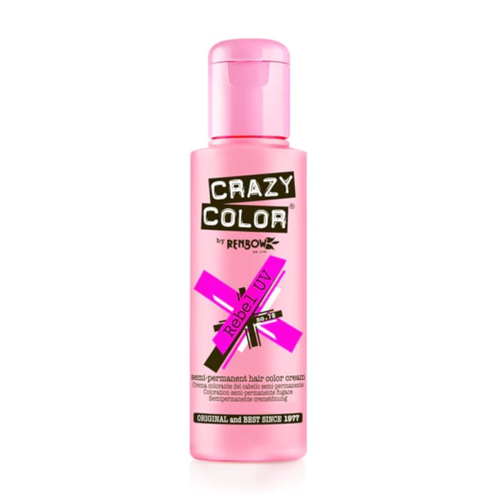 Тінт-фарба для волосся Crazy Color Semi Permanent Hair Color Cream 78 Rebel UV, 100 мл